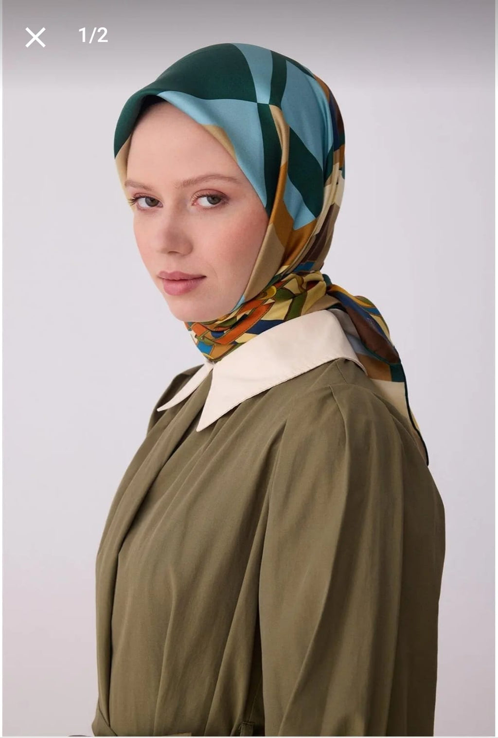 Belli Saf İpek Eşarp (4300-03)