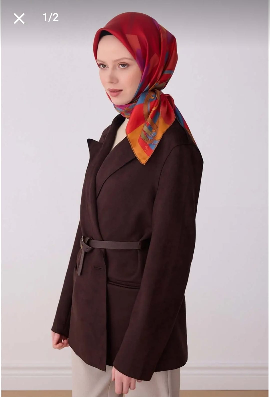 Belli Saf İpek Eşarp (4300-80)