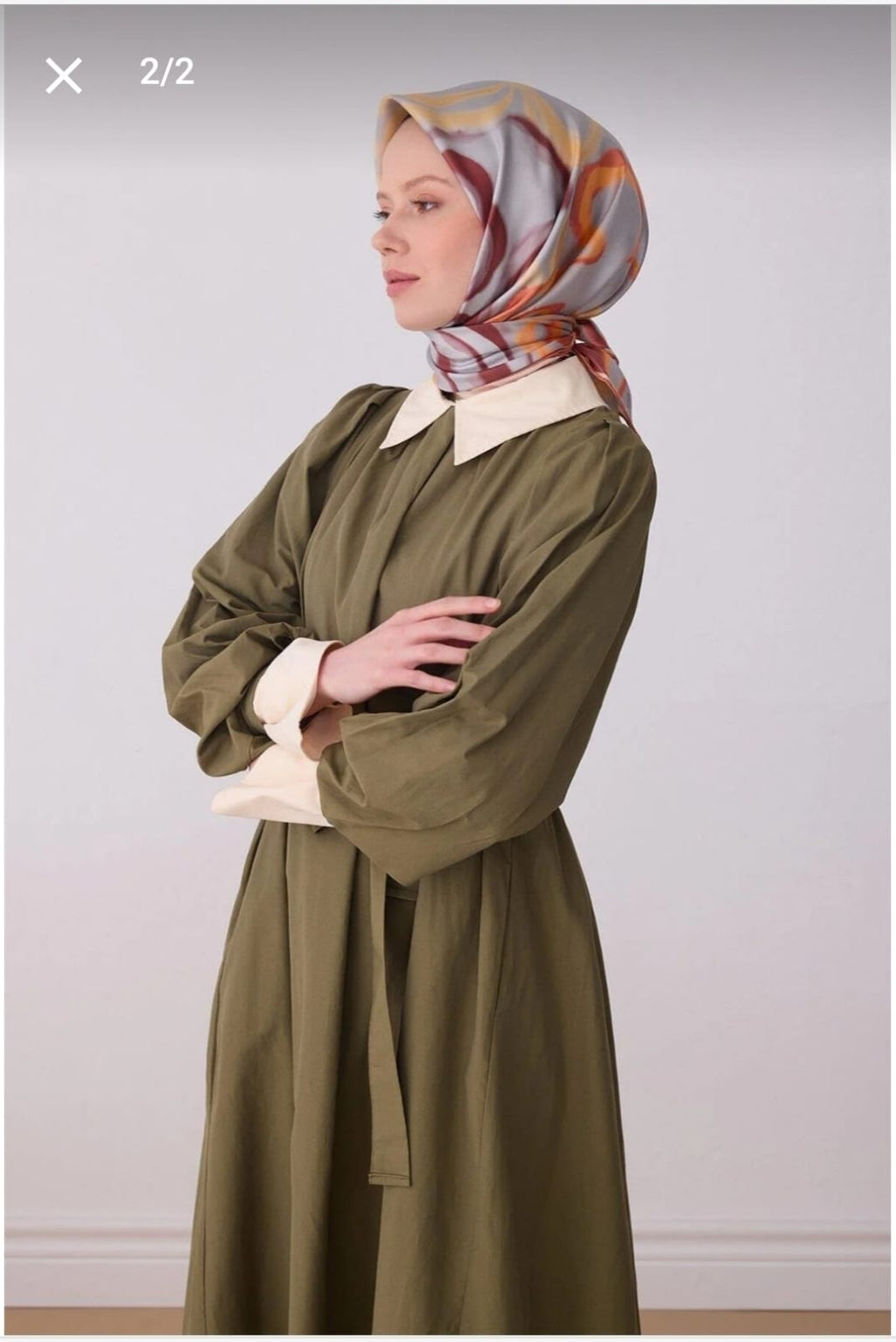 Belli Saf İpek Eşarp (4301-35)