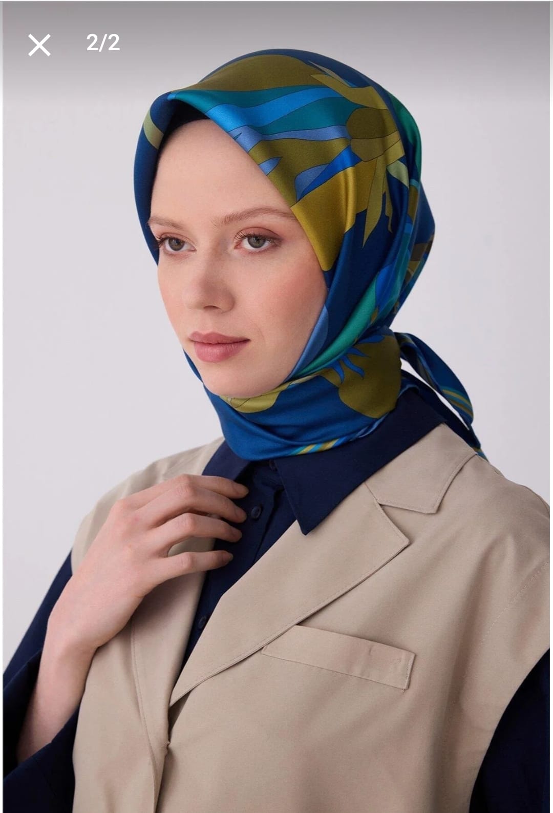 Belli Saf İpek Eşarp (4303-80)