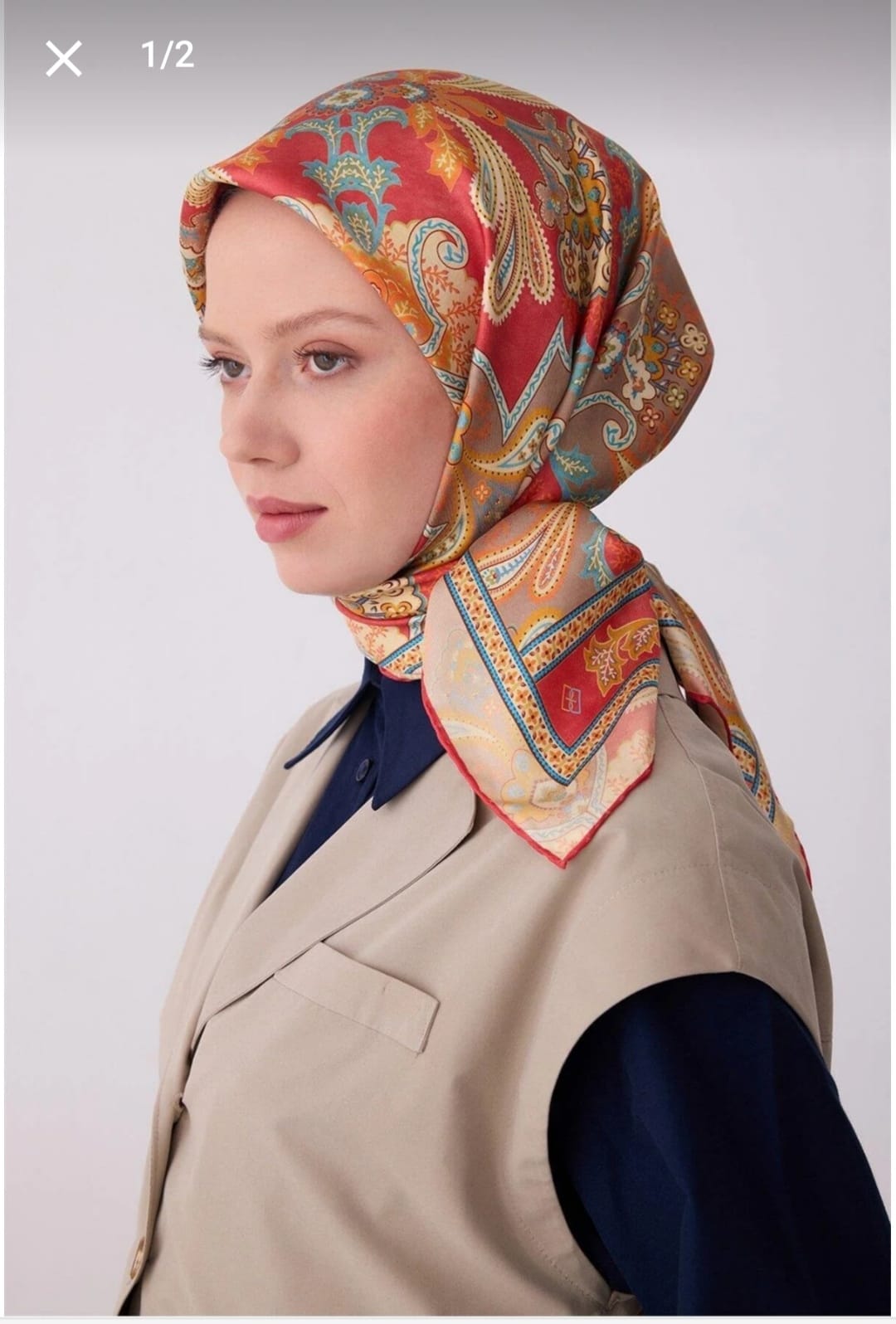 Belli Saf İpek Eşarp (4304-03)