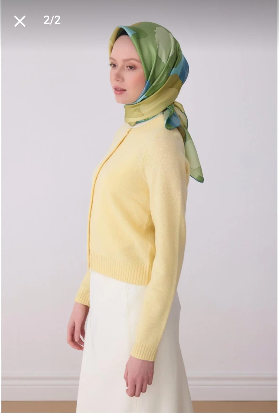 Belli Saf İpek Eşarp (4306-53)