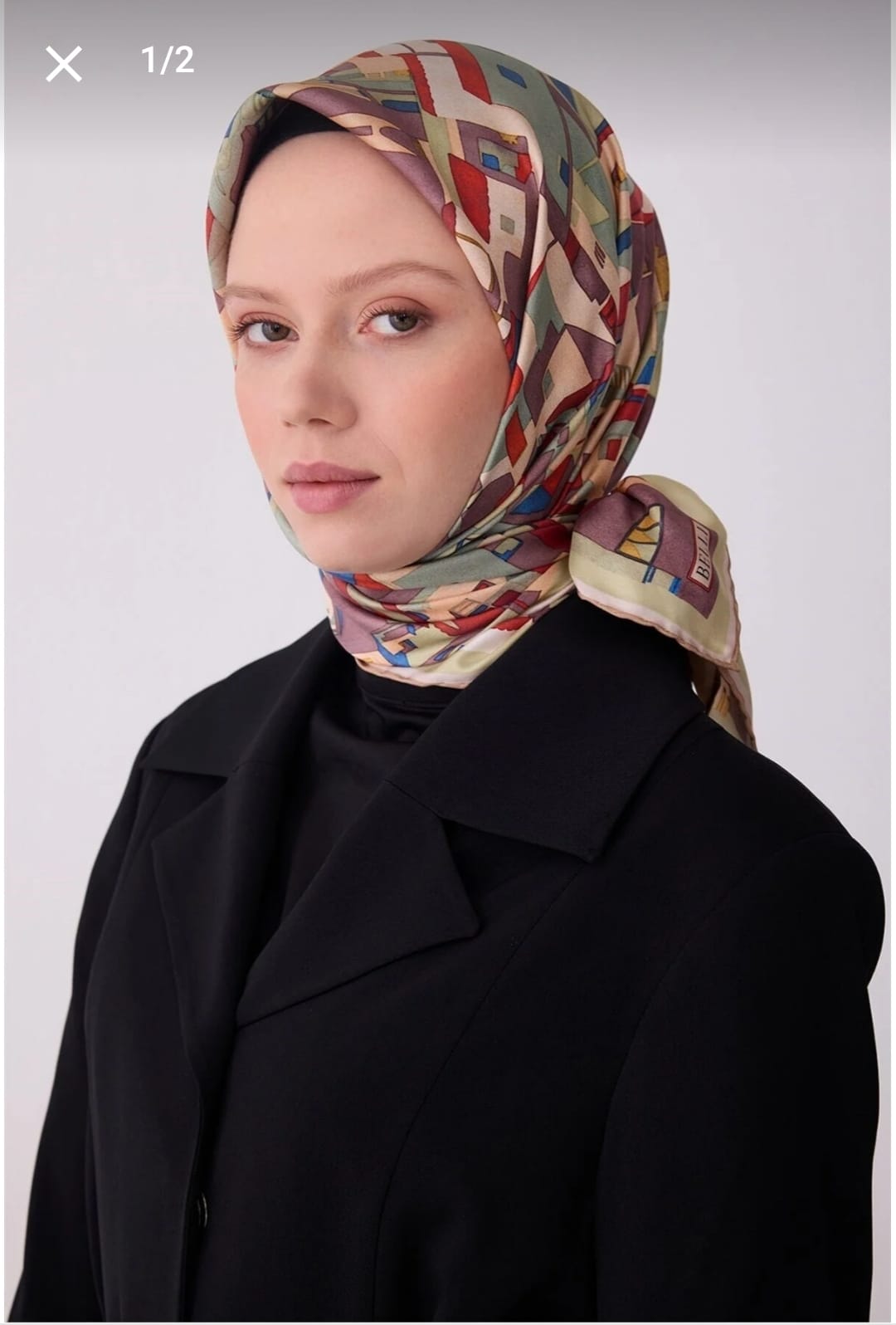 Belli Saf İpek Eşarp (4307-34)