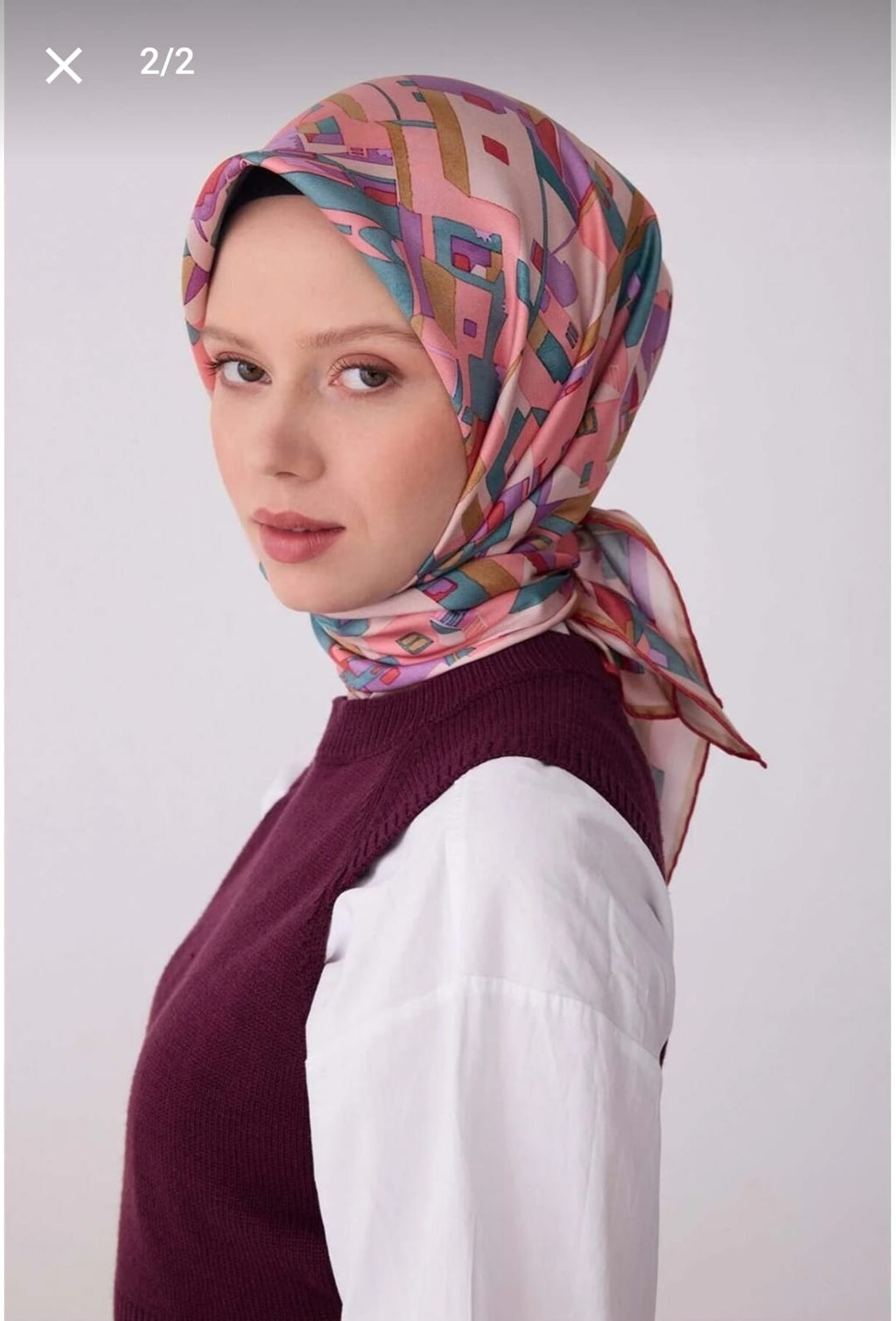 Belli Saf İpek Eşarp (4307-85)