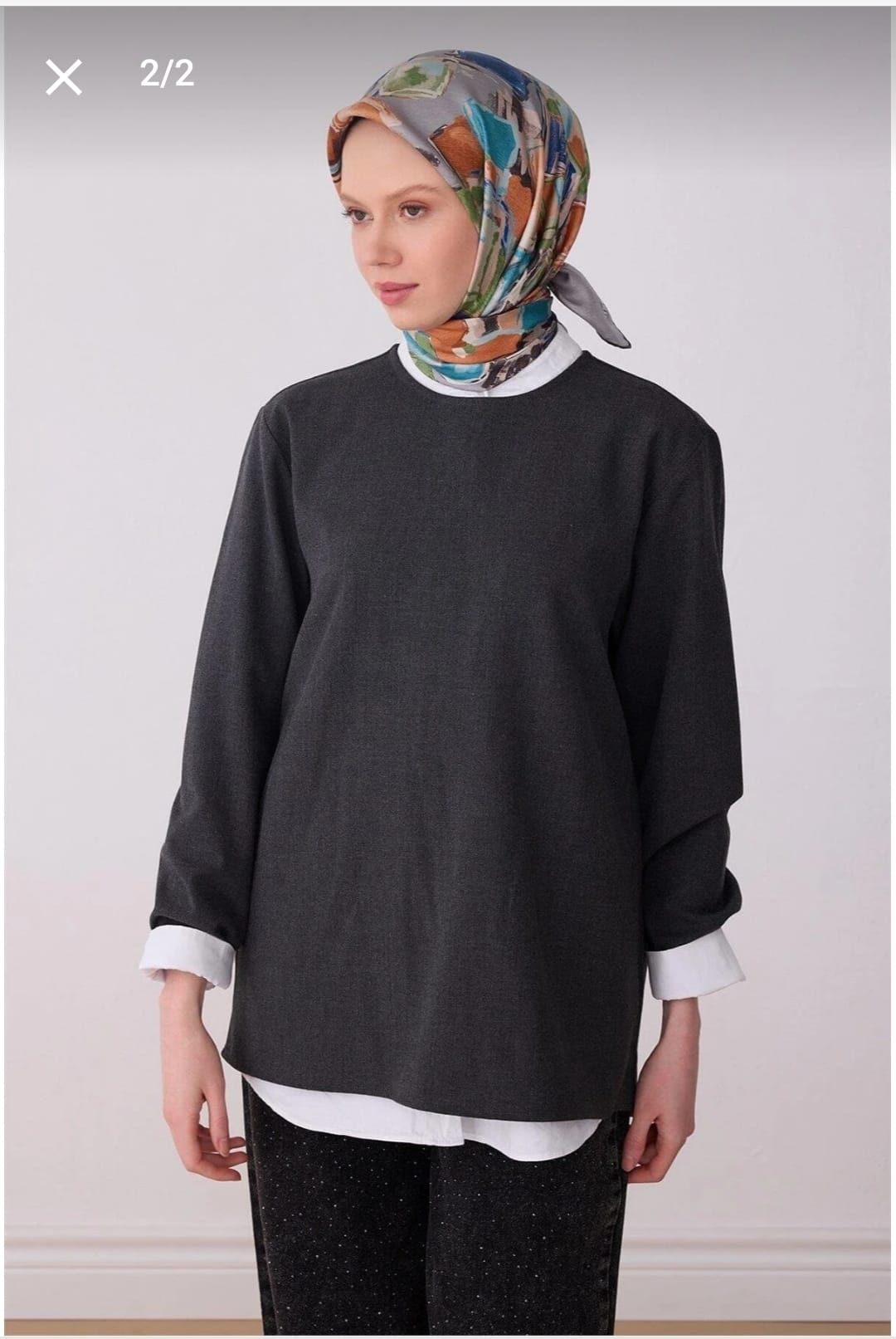 Belli Saf İpek Eşarp (4310-55)