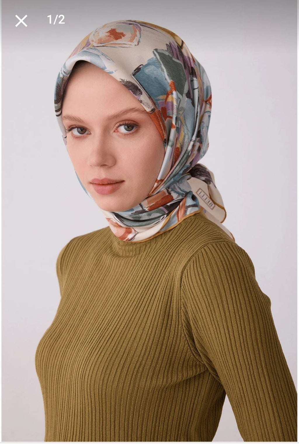 Belli Saf İpek Eşarp (4310-81)