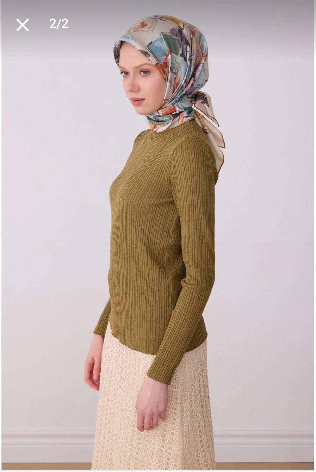 Belli Saf İpek Eşarp (4310-81)