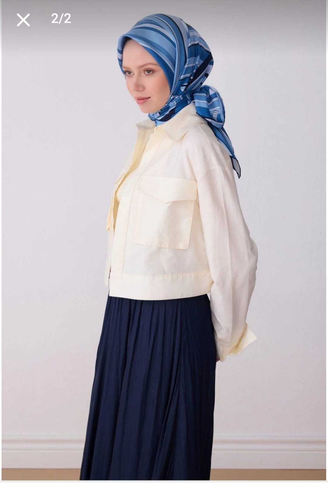 Belli Saf İpek Eşarp (4311-05)