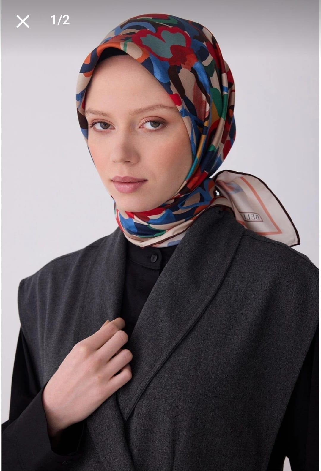 Belli Saf İpek Eşarp (4312-85)