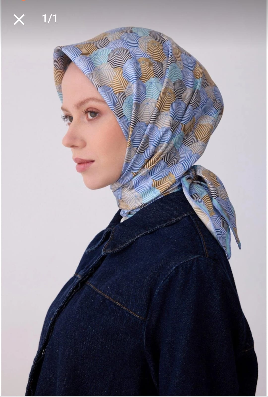 Belli Saf İpek Eşarp (4313-02)