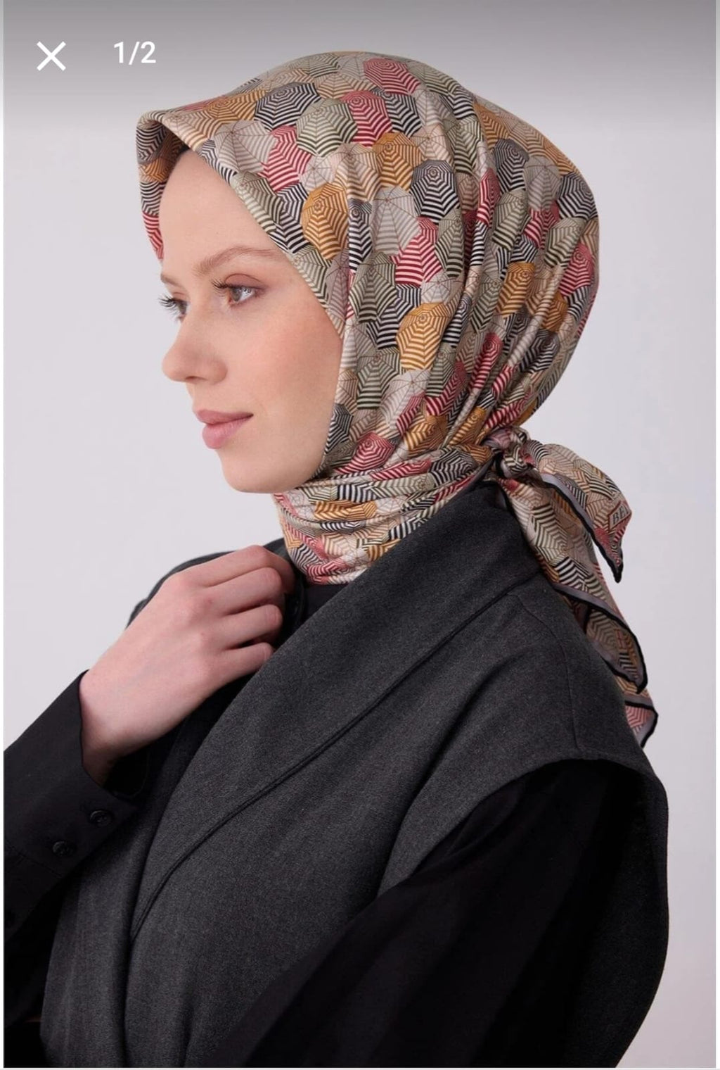 Belli Saf İpek Eşarp (4313-06)