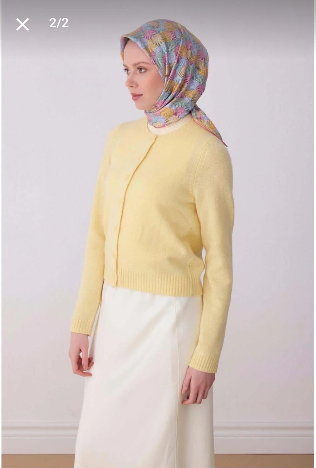 Belli Saf İpek Eşarp (4313-52)
