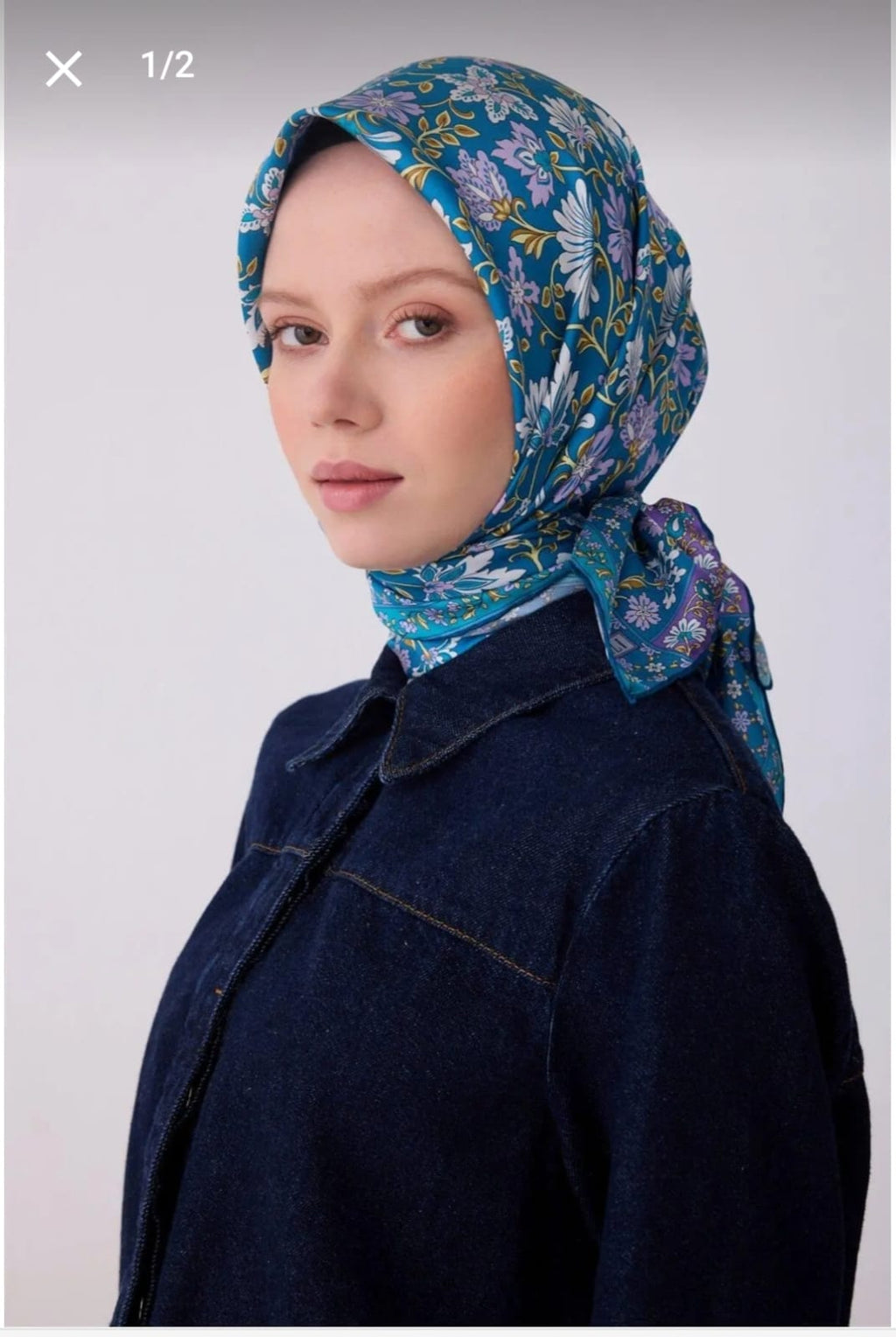 Belli Saf İpek Eşarp (4314-52)