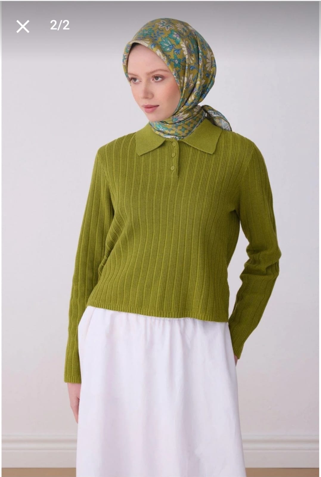 Belli Saf İpek Eşarp (4314-83)