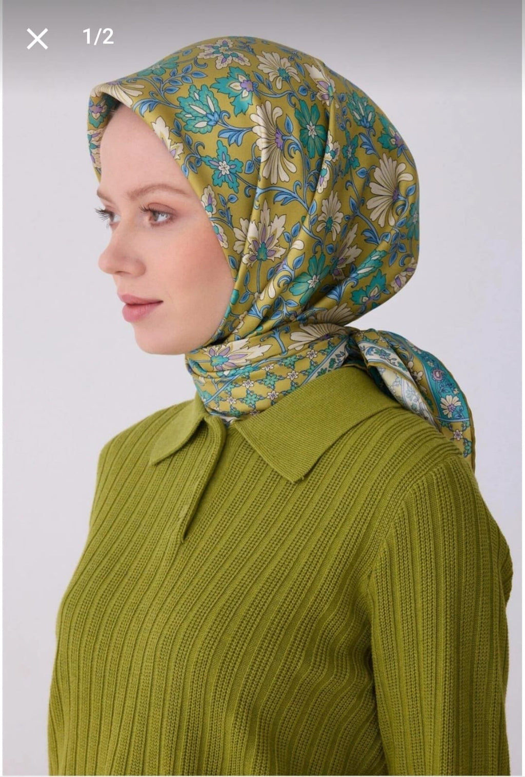 Belli Saf İpek Eşarp (4314-83)