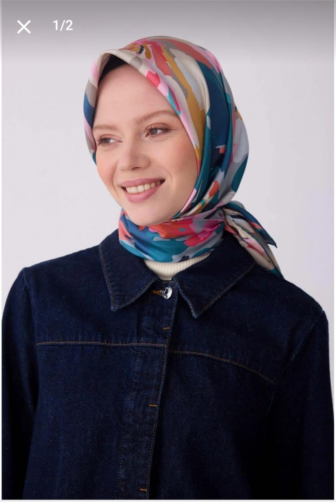 Belli Saf İpek Eşarp (4315-82)