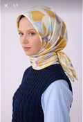 Belli Saf İpek Eşarp (4318-83)