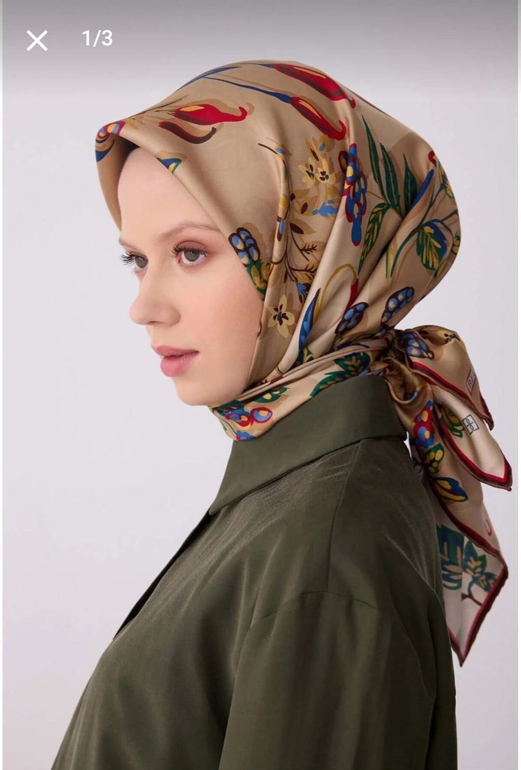 Belli Saf İpek Eşarp (4320-82)