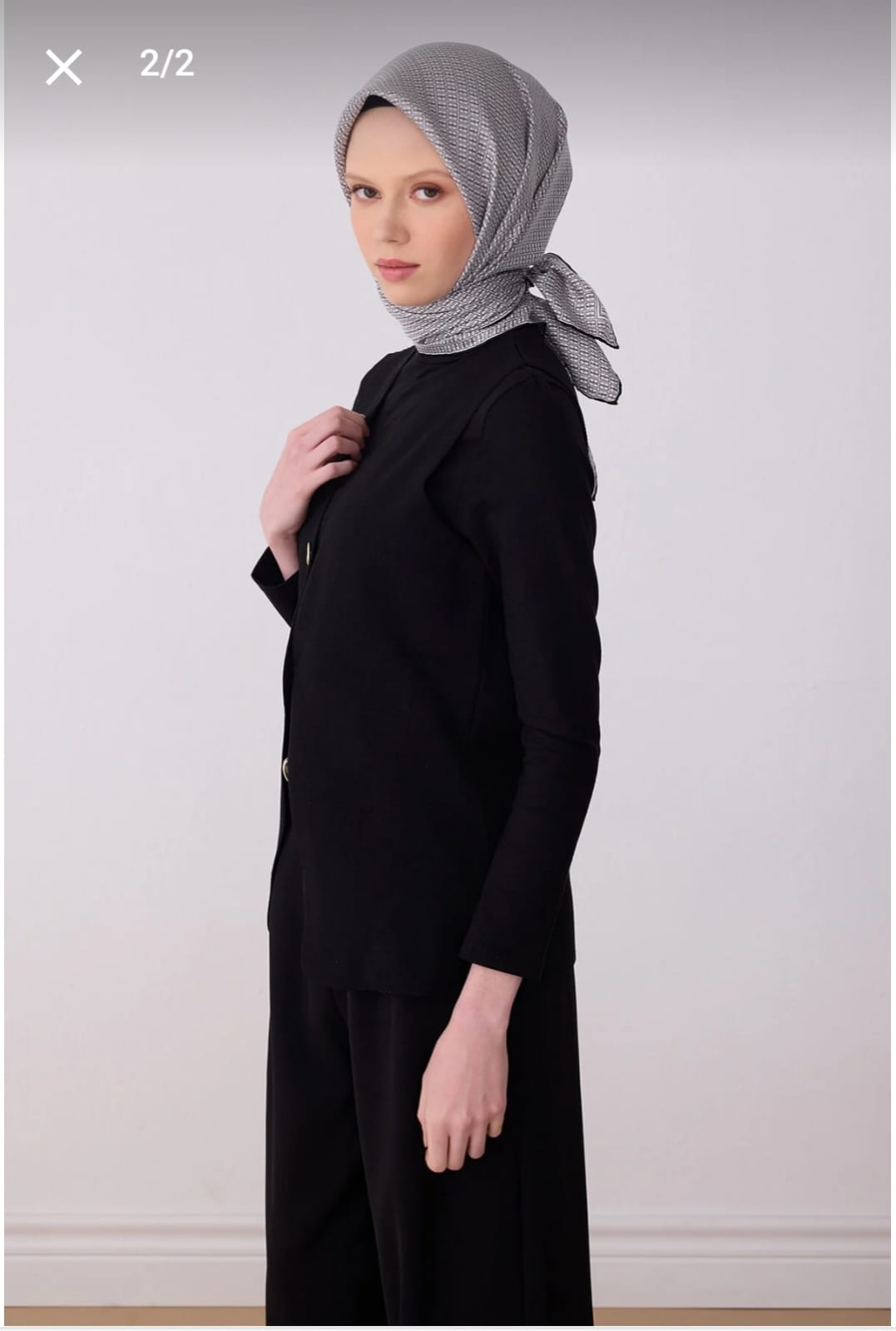 Belli Saf İpek Eşarp (4321-53)