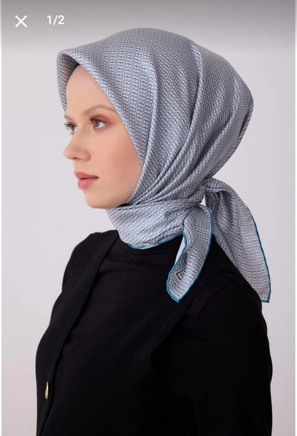 Belli Saf İpek Eşarp (4321-81)