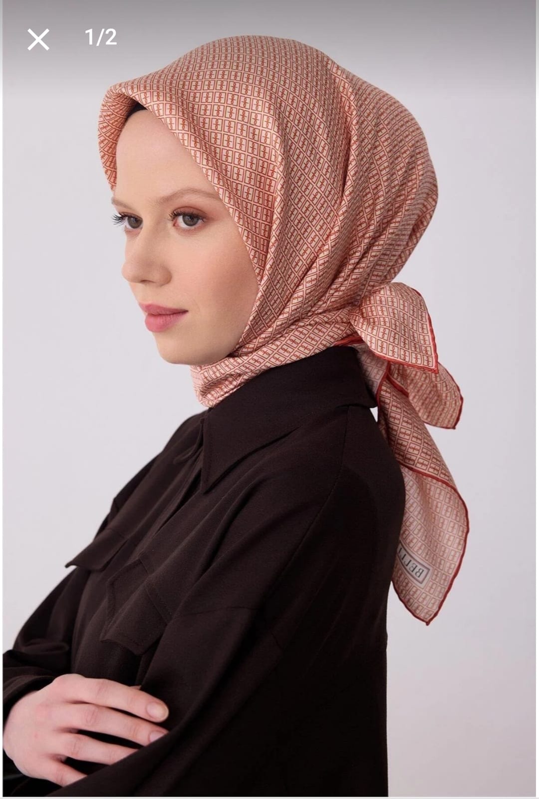 Belli Saf İpek Eşarp (4321-84)