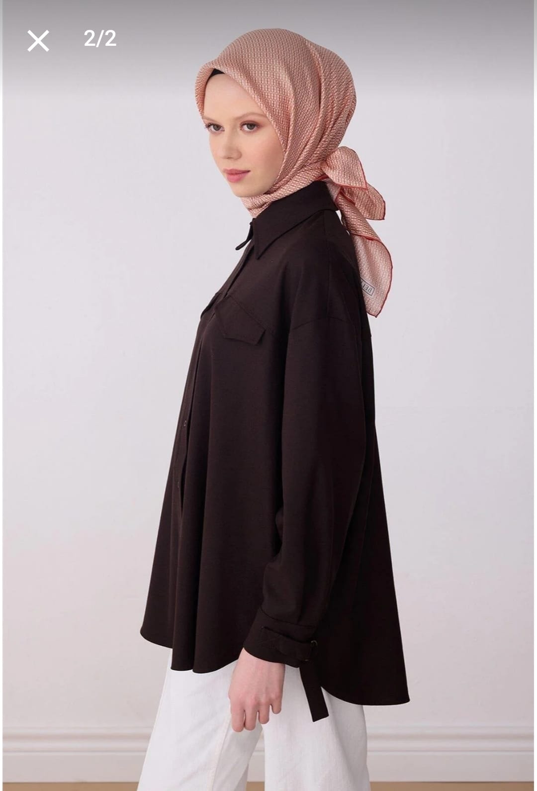 Belli Saf İpek Eşarp (4321-84)