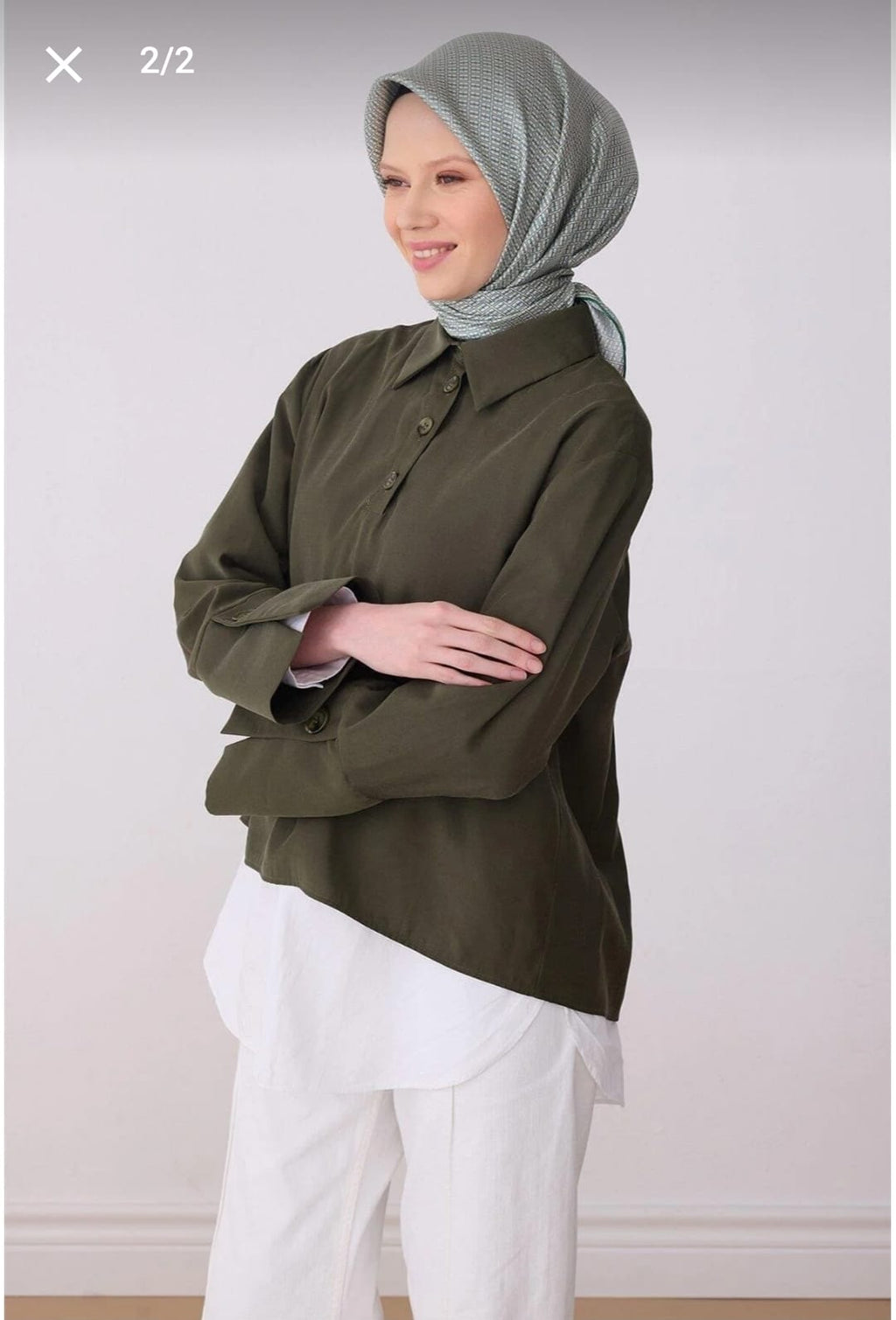 Belli Saf İpek Eşarp (4321-85)
