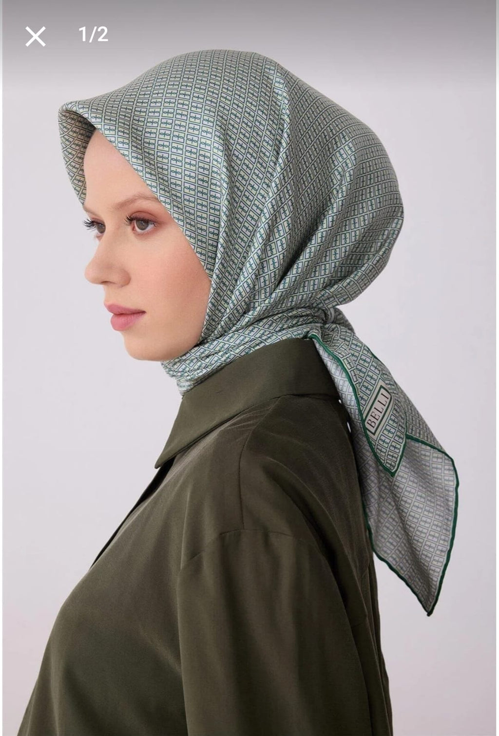 Belli Saf İpek Eşarp (4321-85)