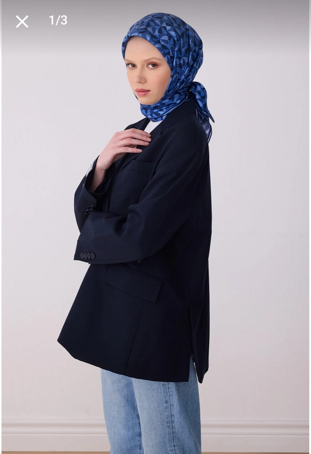 Belli Saf İpek Eşarp (4322-56)