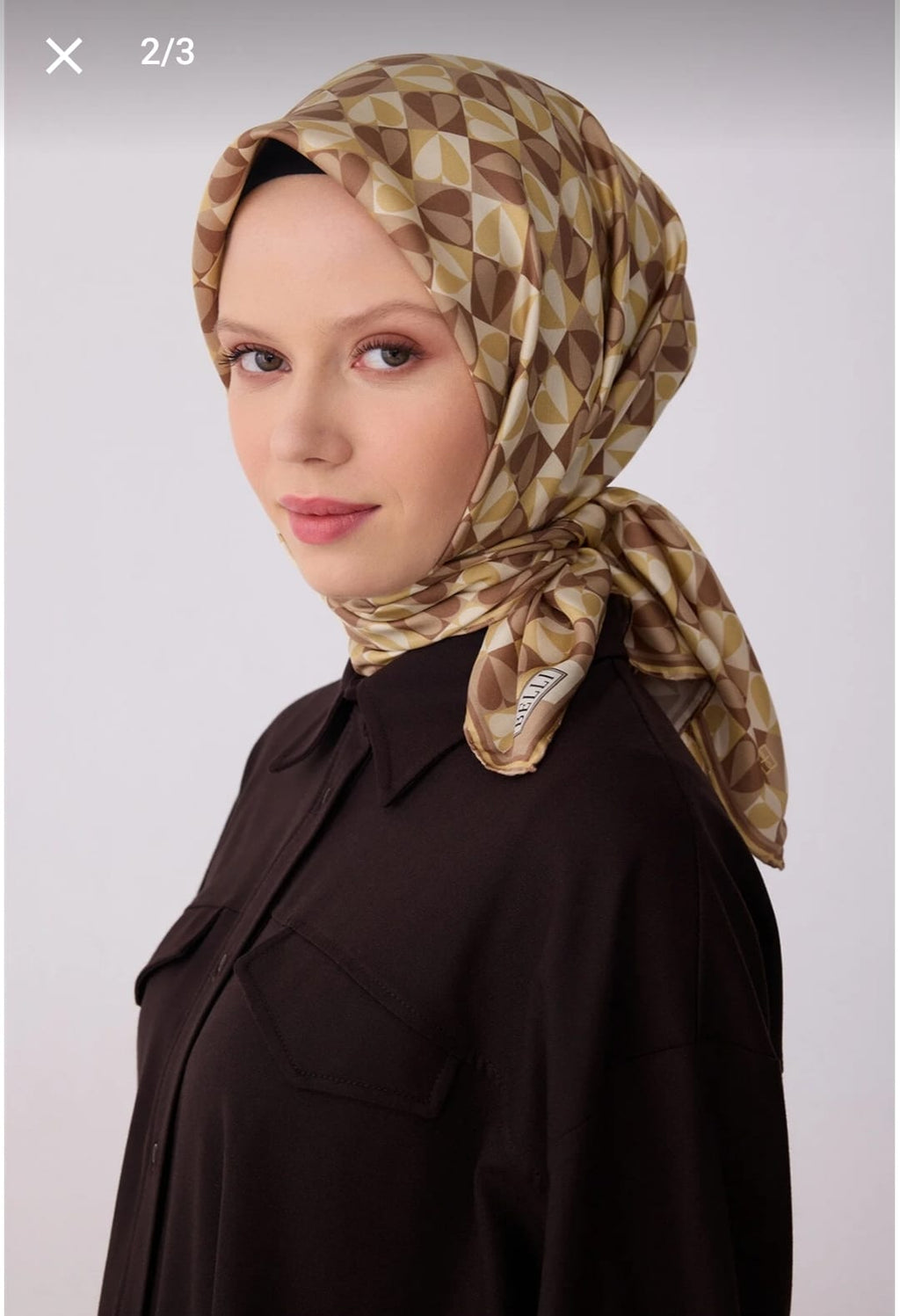 Belli Saf İpek Eşarp (4322-81)