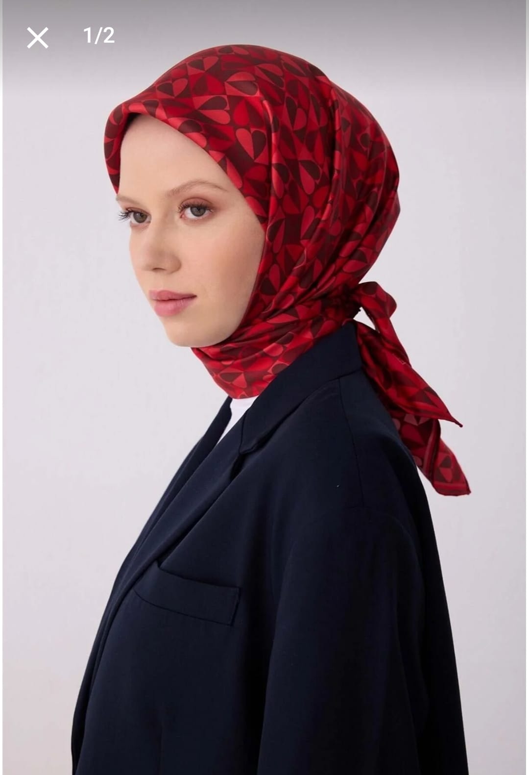 Belli Saf İpek Eşarp (4322-84)