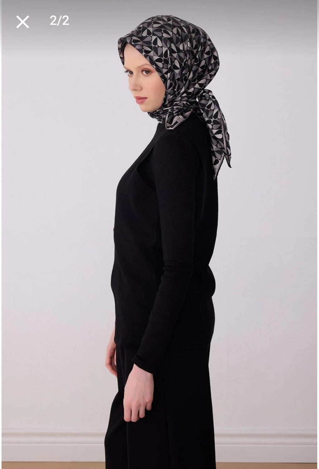Belli Saf İpek Eşarp (4322-85)