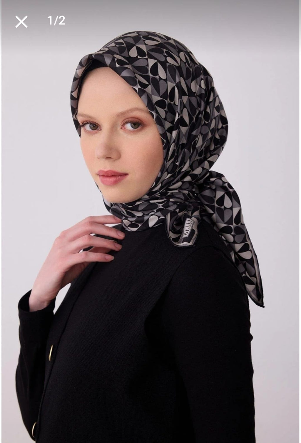 Belli Saf İpek Eşarp (4322-85)