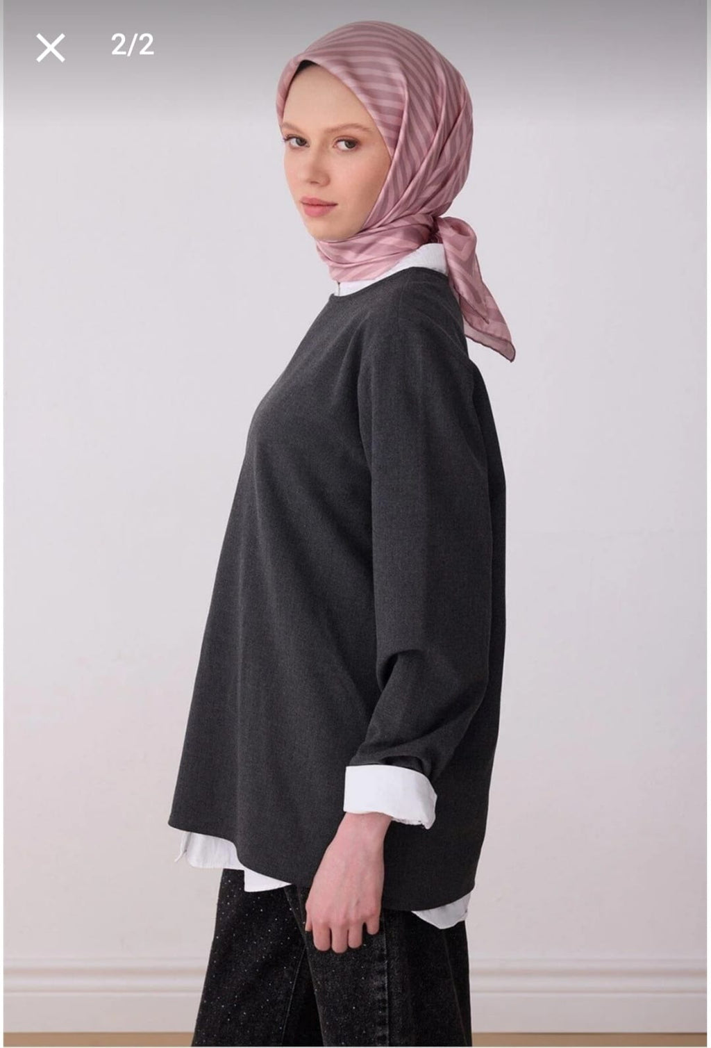 Belli Saf İpek Eşarp (4325-01)