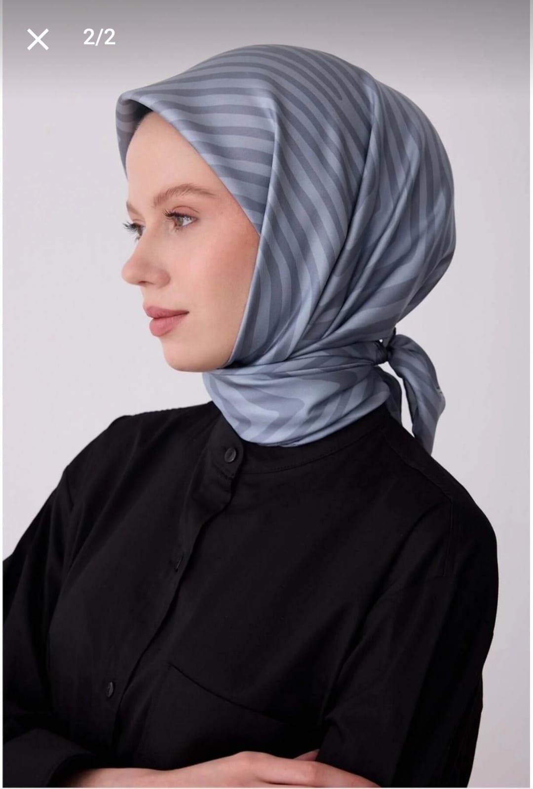 Belli Saf İpek Eşarp (4325-02)
