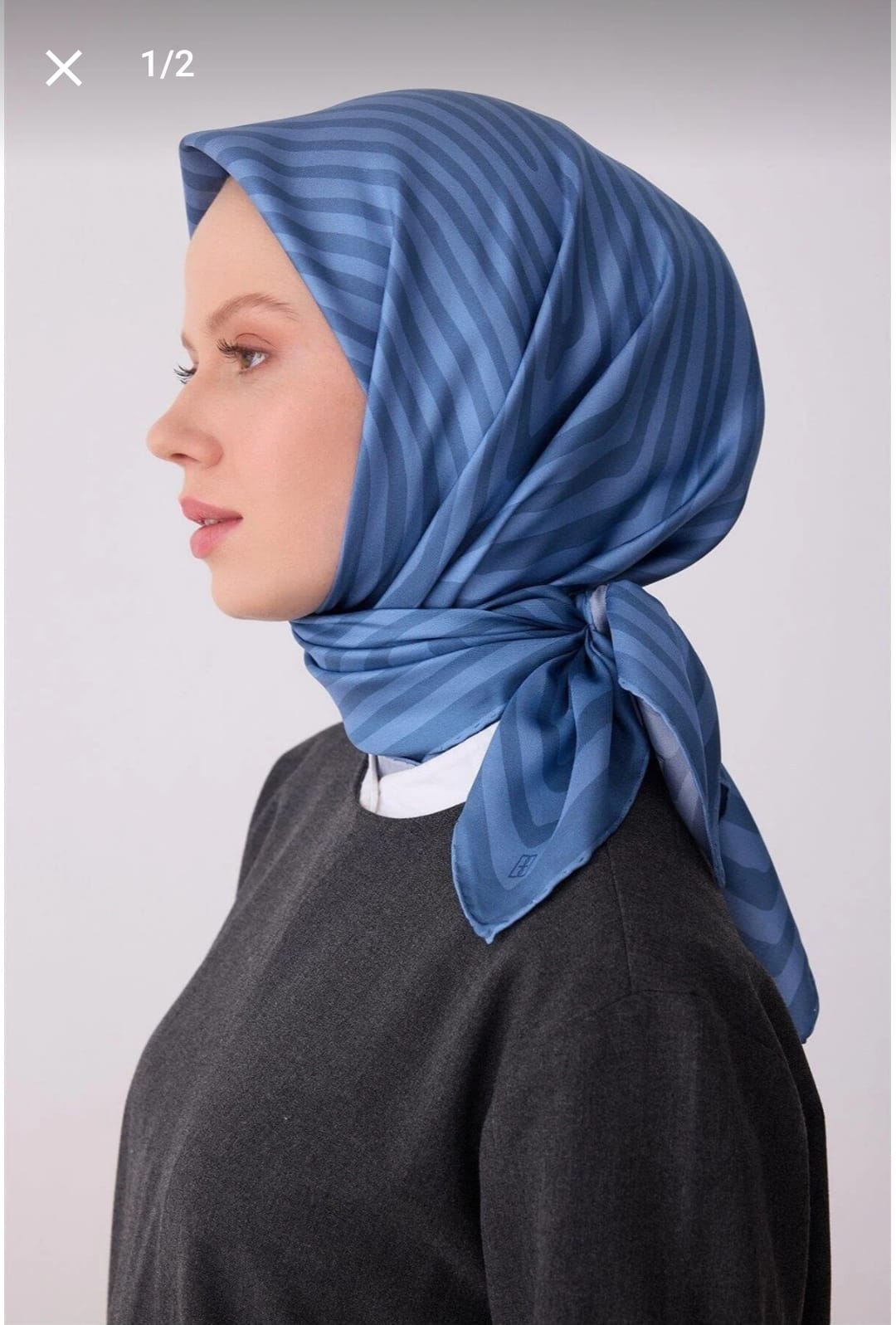 Belli Saf İpek Eşarp (4325-83)