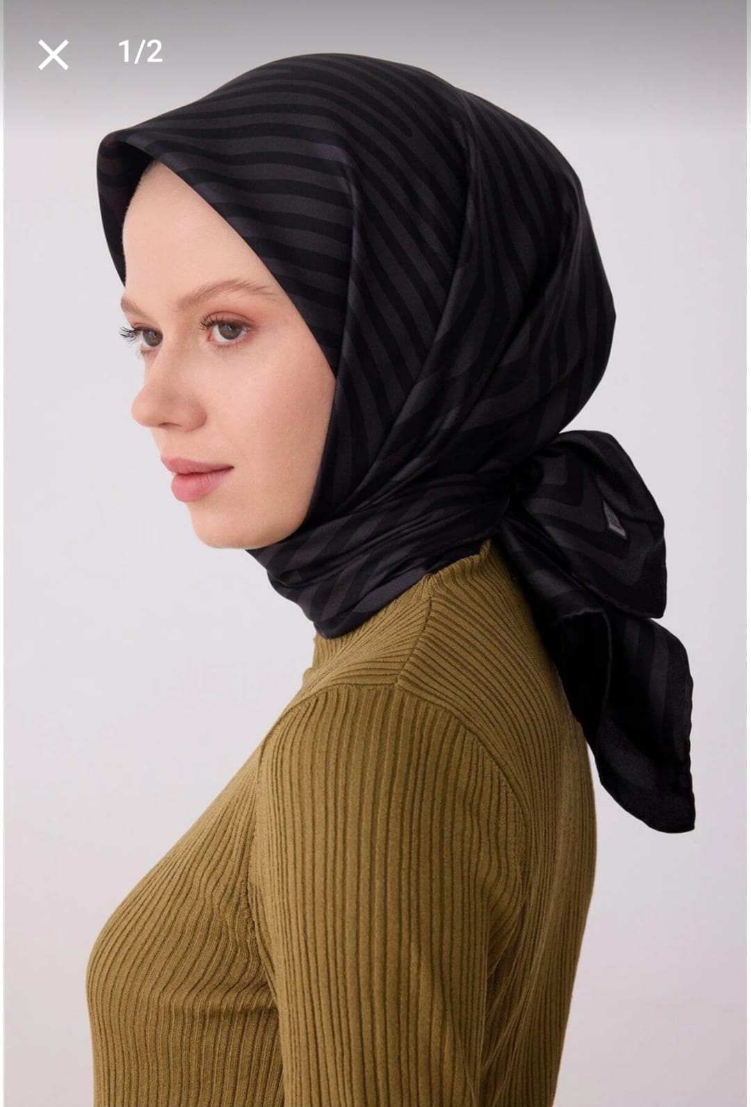 Belli Saf İpek Eşarp (4325-84)