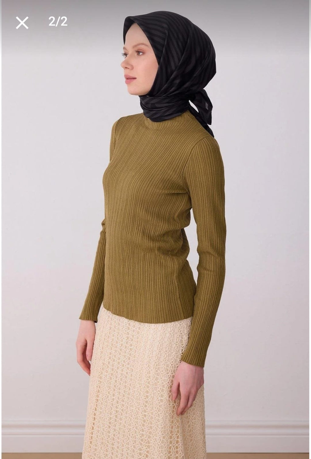 Belli Saf İpek Eşarp (4325-84)
