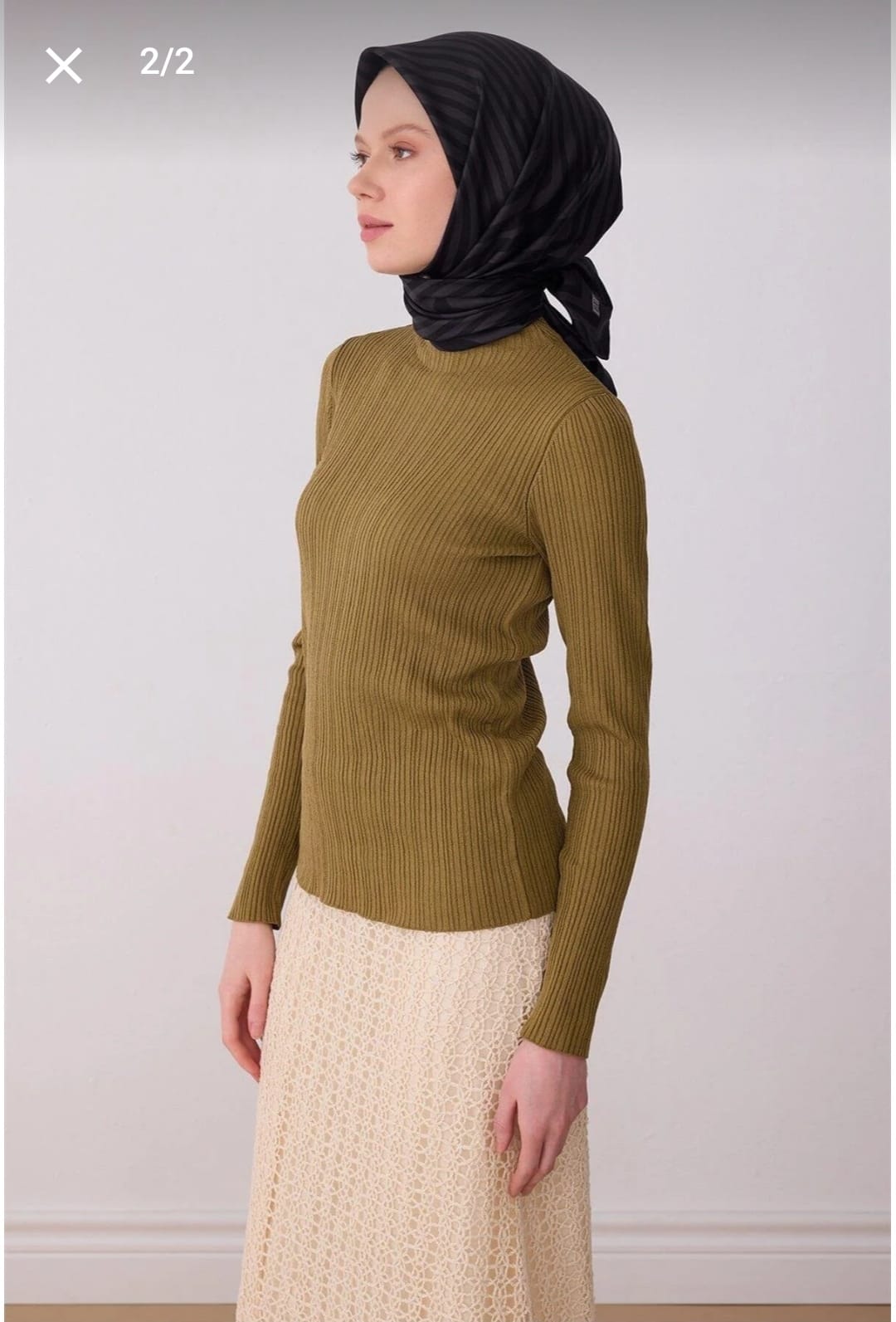 Belli Saf İpek Eşarp (4325-84)