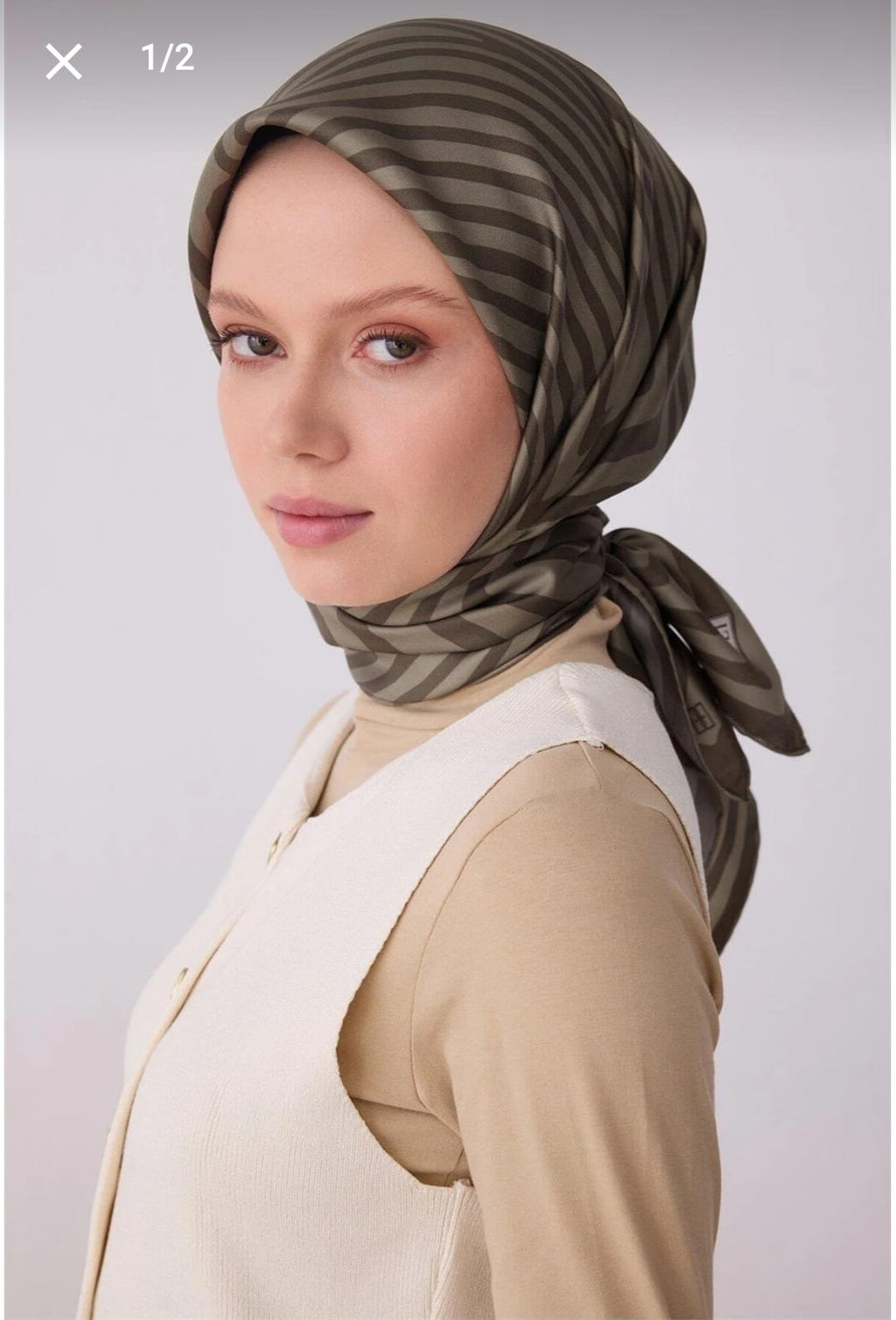 Belli Saf İpek Eşarp (4325-85)