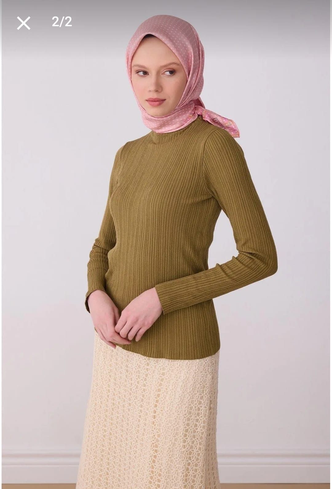 Belli Saf İpek Eşarp (4326-01)