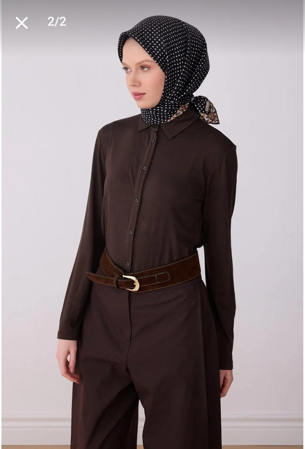 Belli Saf İpek Eşarp (4326-02)