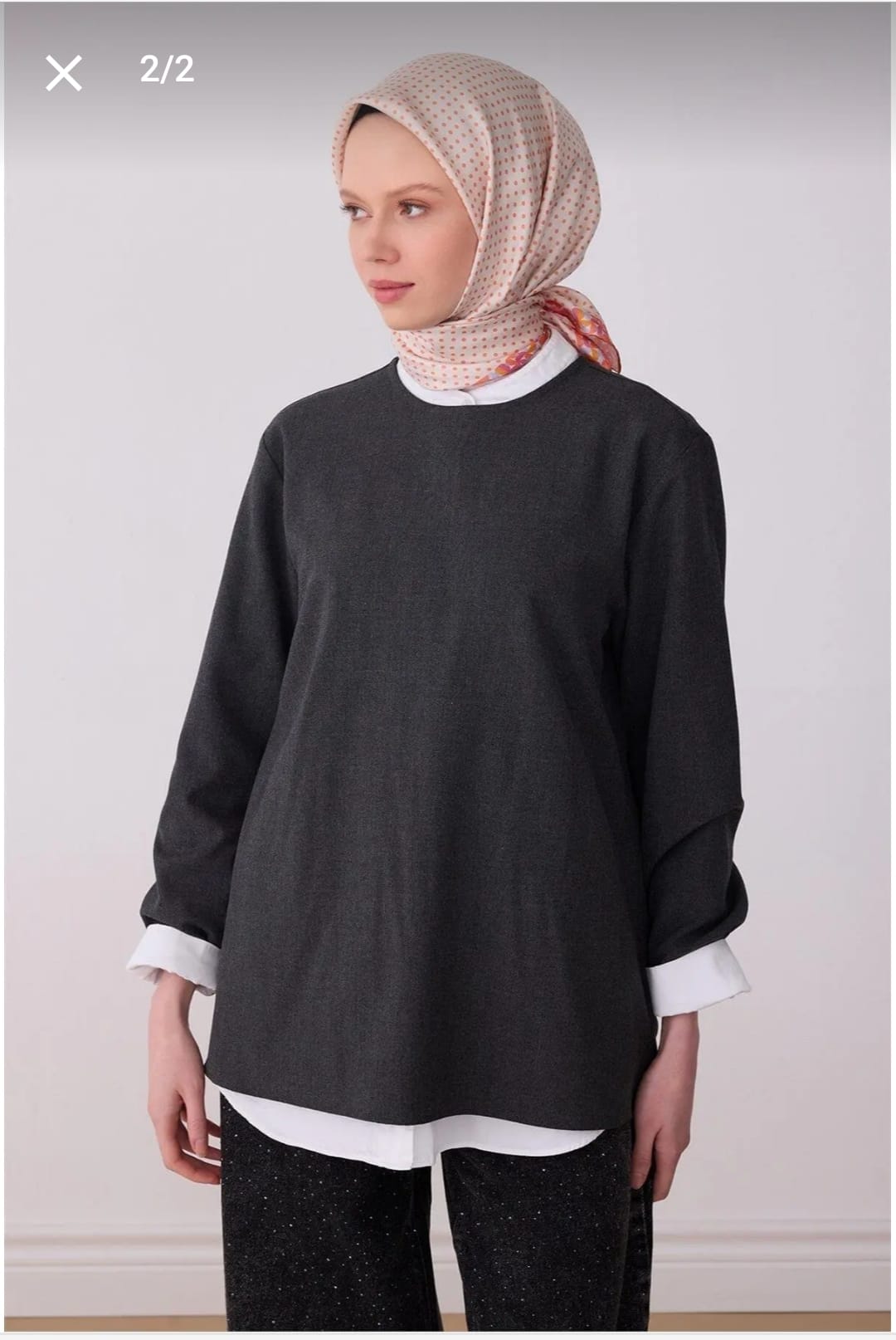 Belli Saf İpek Eşarp (4326-06)