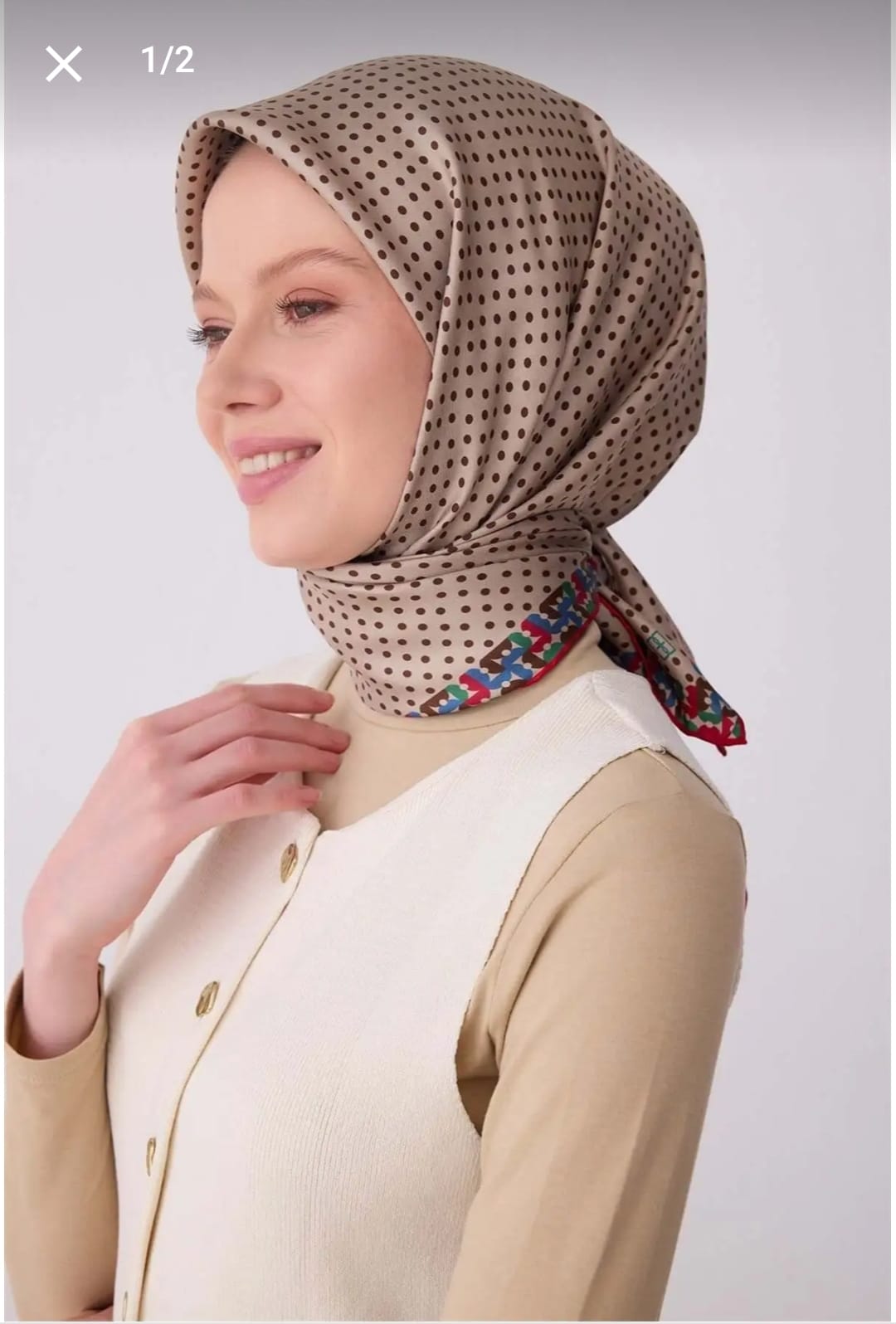Belli Saf İpek Eşarp (4326-81)