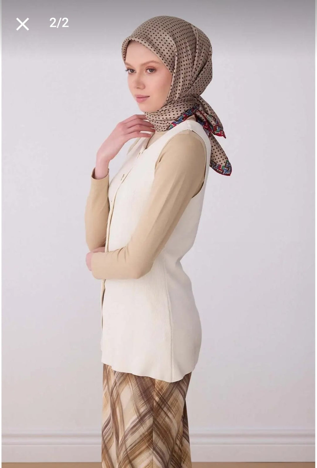 Belli Saf İpek Eşarp (4326-81)
