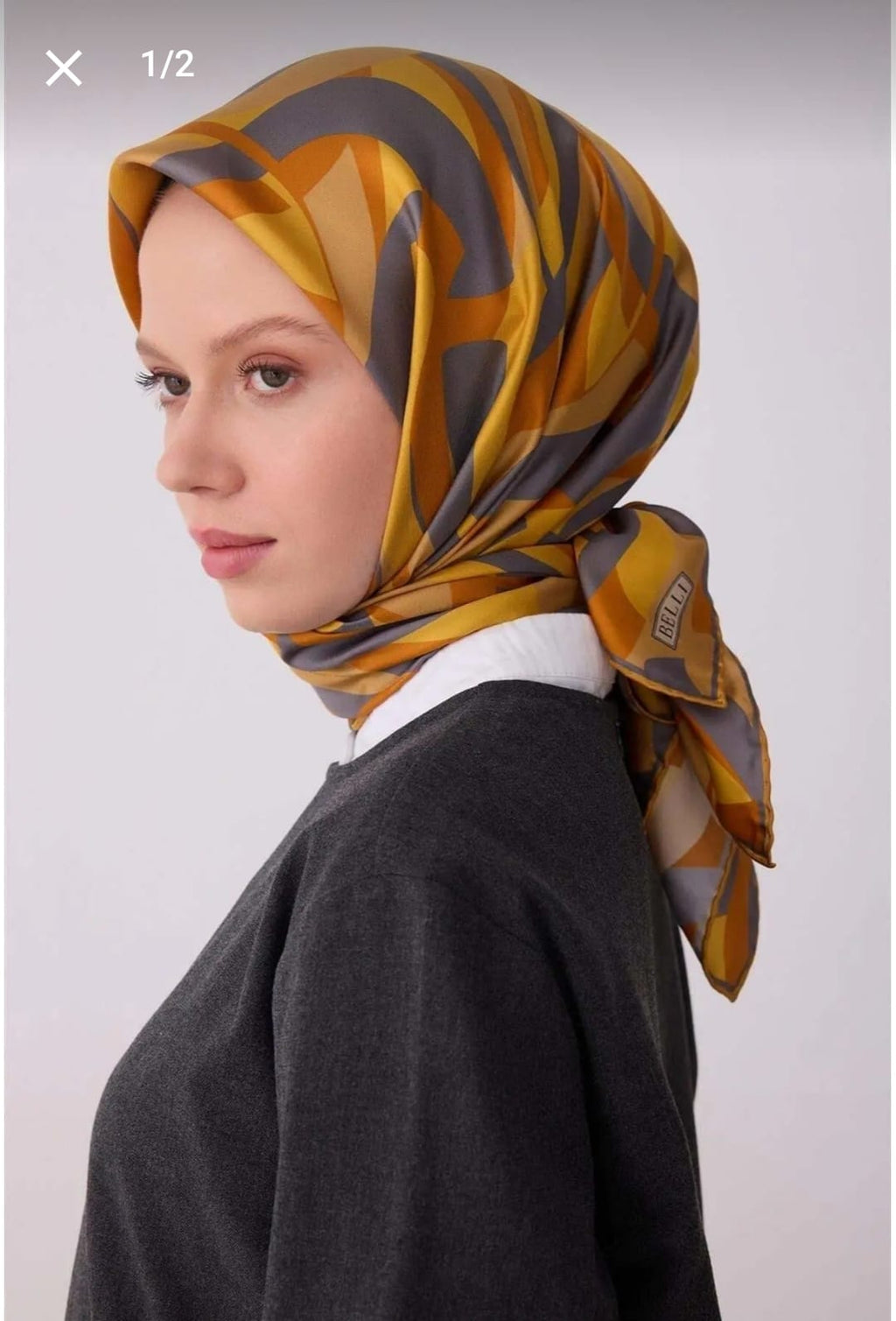 Belli Saf İpek Eşarp (4327-58)