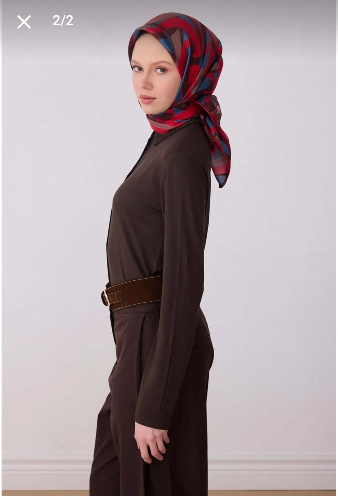 Belli Saf İpek Eşarp (4327-85)