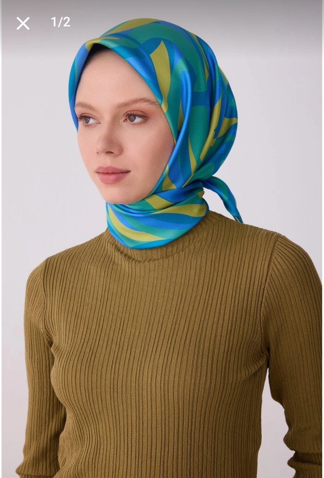 Belli Saf İpek Eşarp (4327-82)