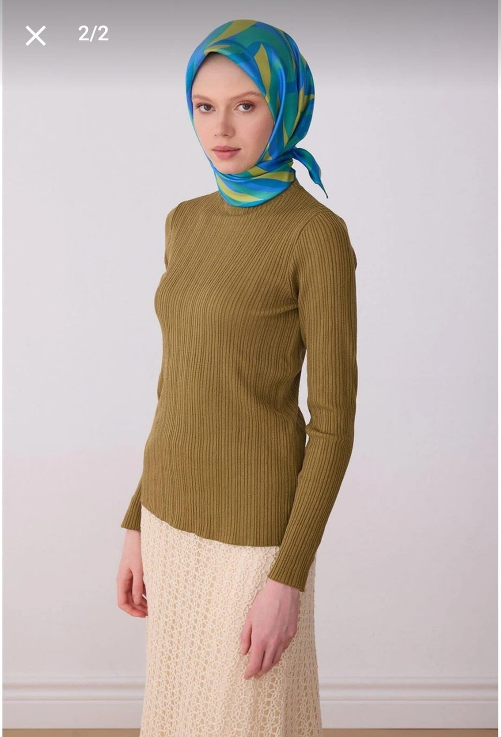 Belli Saf İpek Eşarp (4327-82)