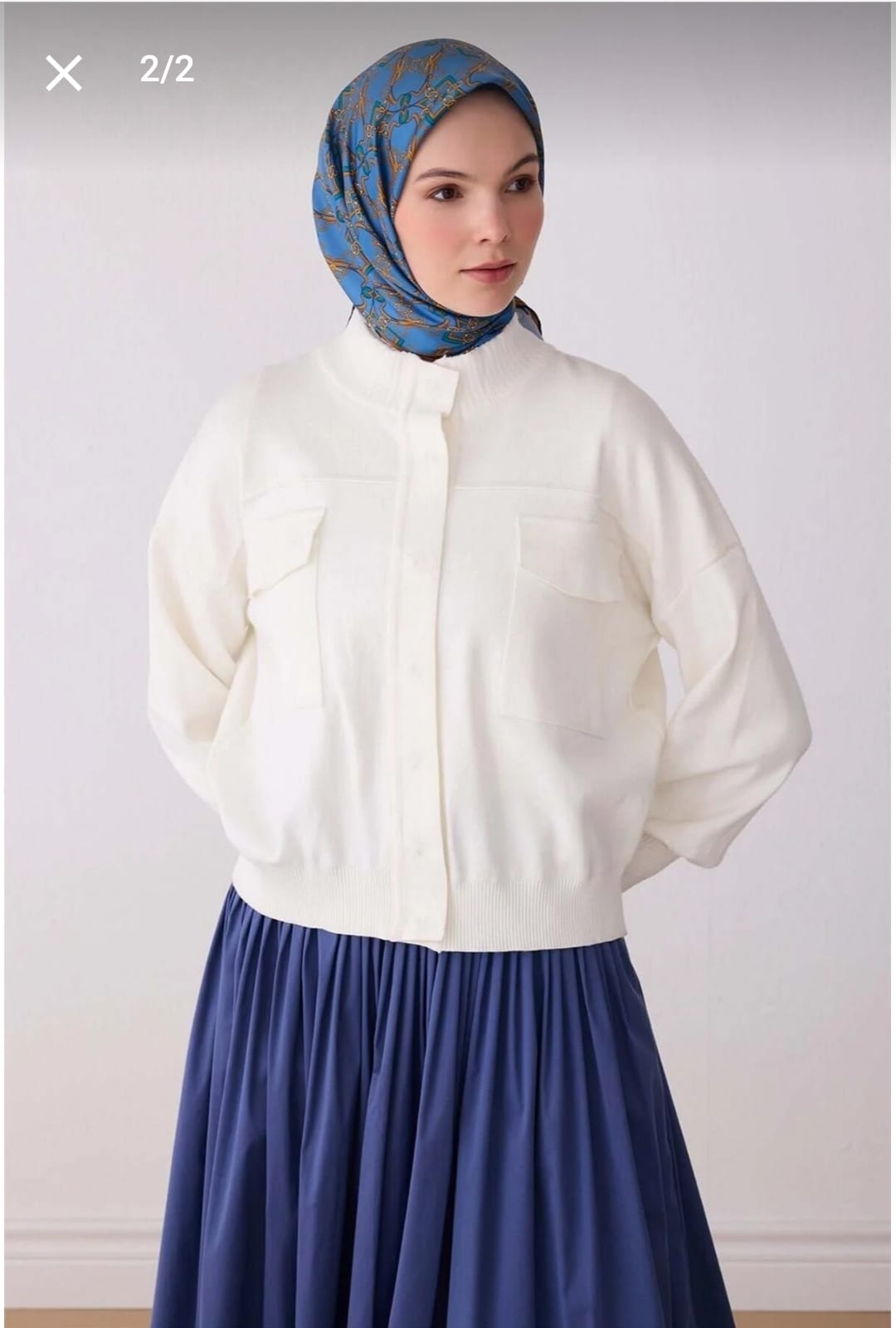 Belli Saf İpek Eşarp (4328-04)